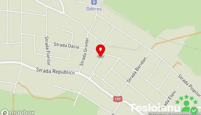 hartă a Odoreu  în Odoreu