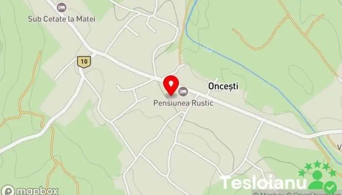 hartă a Oncești  în Oncești