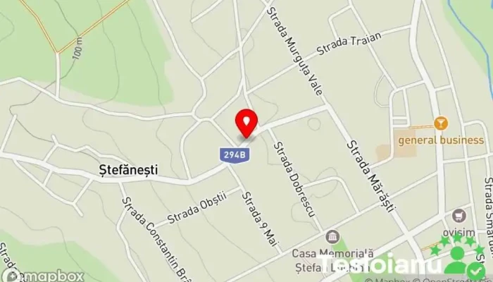 hartă a Oraş Ştefăneşti  în 