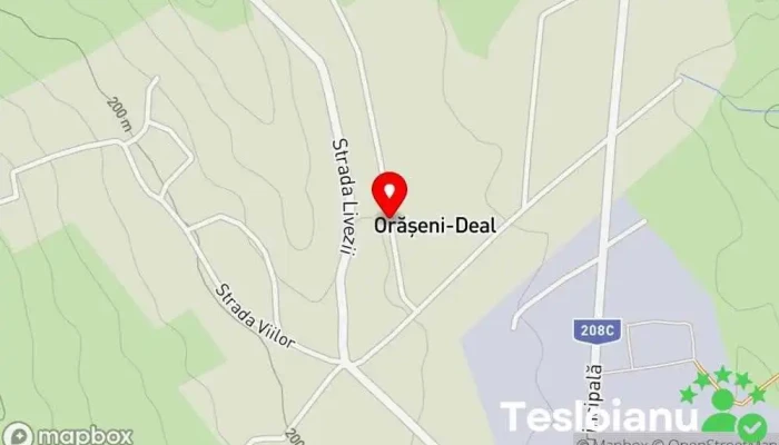 hartă a Orășeni-Deal  în Orășeni-Deal