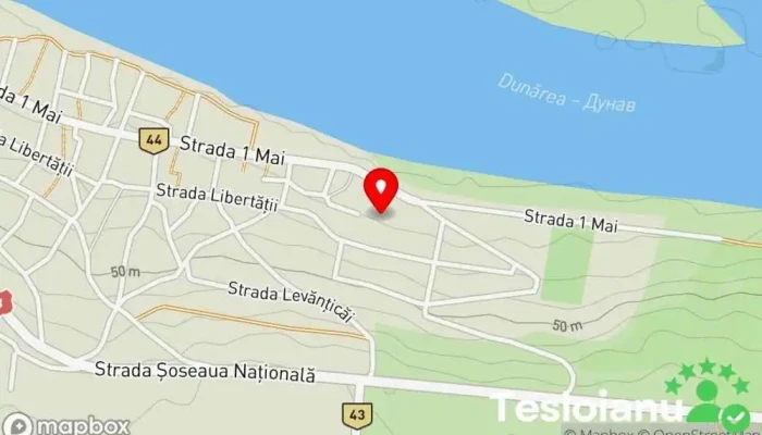 hartă a Ostrov  în Ostrov