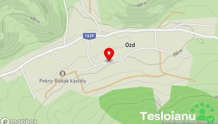 hartă a Ozd  în Ozd