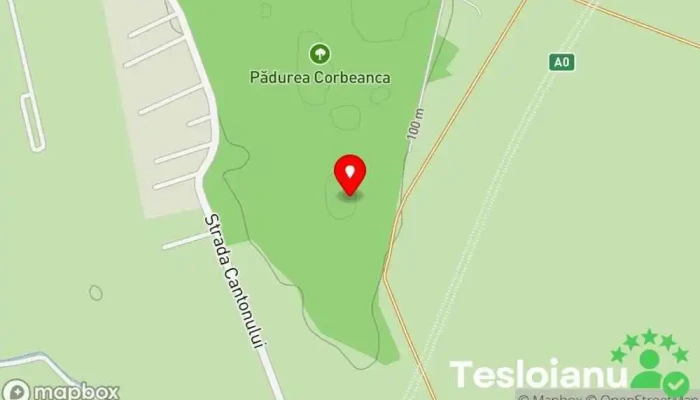 hartă a Pădurea Felix Pădure națională în Corbeanca