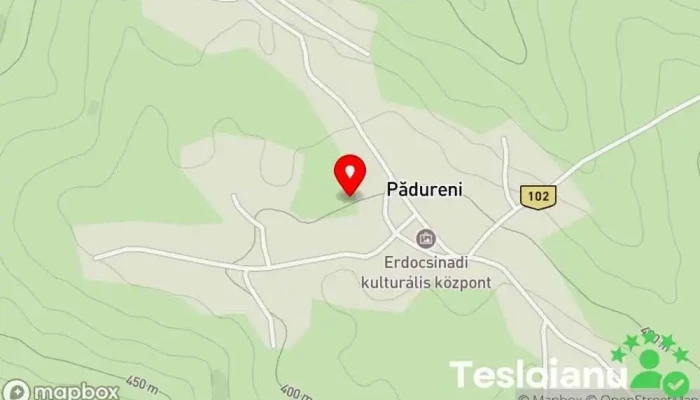 hartă a Pădureni  în Pădureni