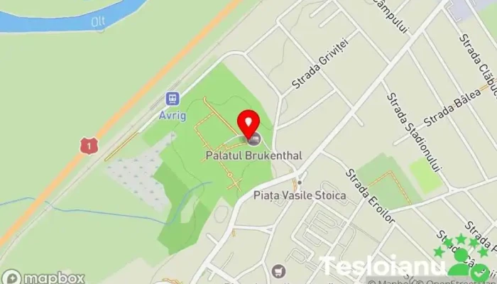 hartă a Palatul Brukenthal Avrig Hotel, Local pentru evenimente, Restaurant în Avrig