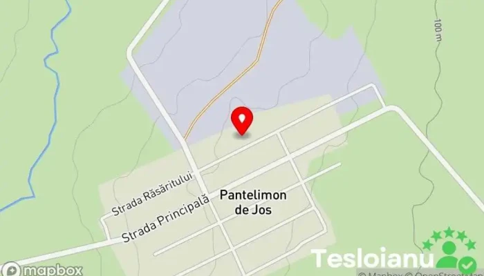 hartă a Pantelimon de Jos  în Pantelimon de Jos