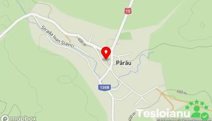 hartă a Părău  în Părău