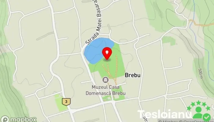 hartă a Parc Brebu Parc în Brebu Mănăstirii