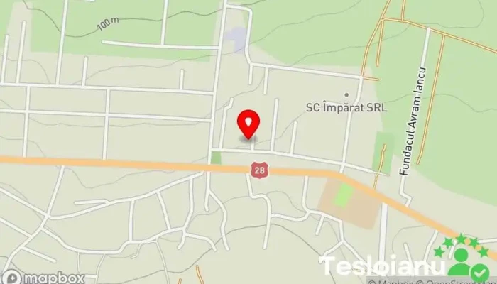 hartă a PARCS Romania Producător în Lețcani