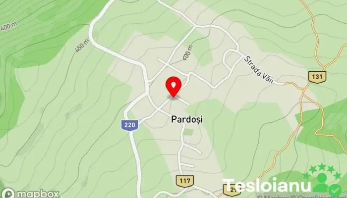 hartă a Pardoși  în Pardoși
