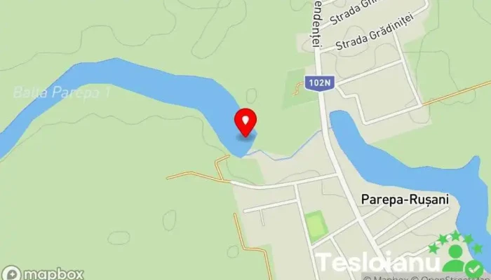 hartă a Parepa 1 Lac de pescuit în 