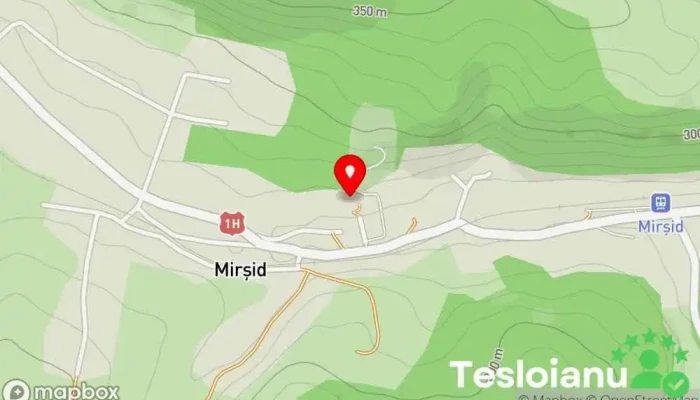 hartă a Parohia Ortodoxă Mirşid Biserică în Mirșid