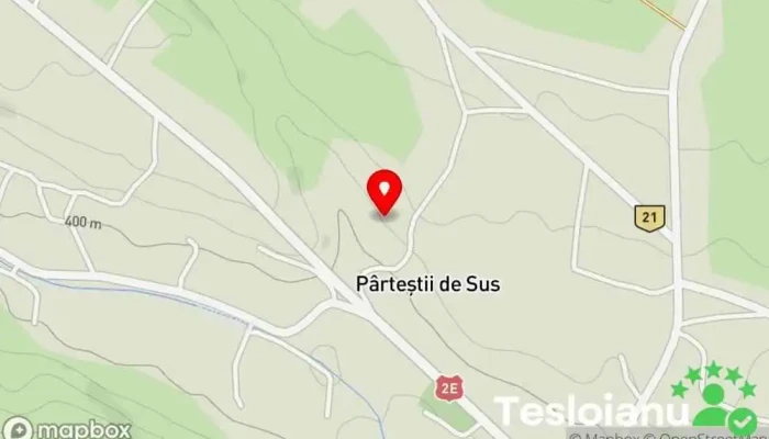 hartă a Pârteștii de Sus  în Pârteștii de Sus