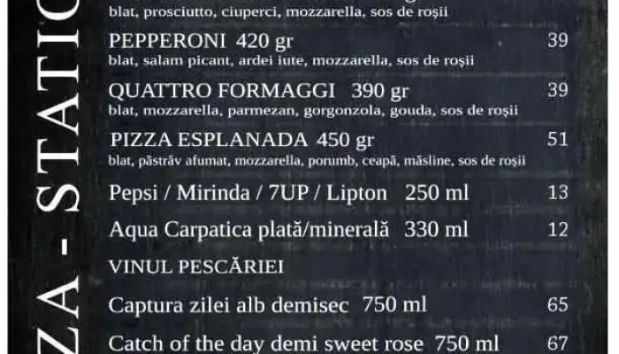 Pastravaria Tatu Sadu Meniu - Sadu