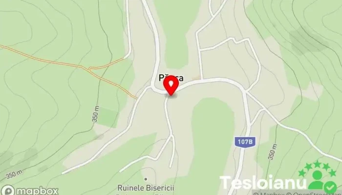 hartă a Păuca  în Păuca