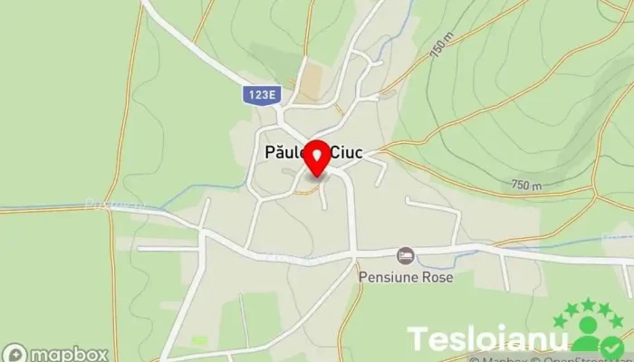 hartă a Păuleni-Ciuc  în Păuleni-Ciuc