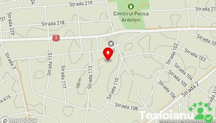 hartă a Pecica  în Pecica