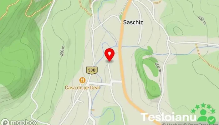 hartă a Pensiunea Keisd Pensiune în Saschiz