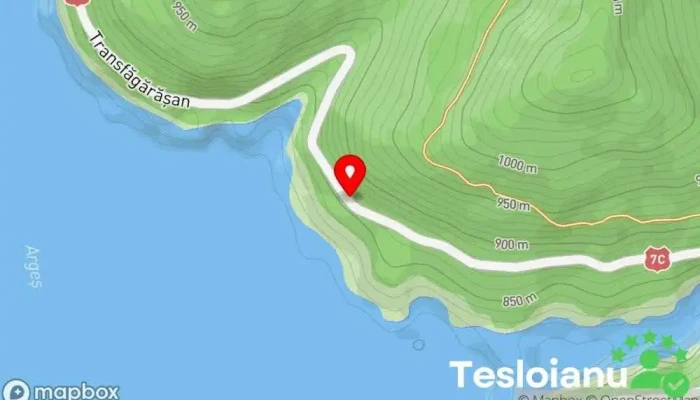 hartă a Pensiunea Lac Cabană în Curtea de Argeș