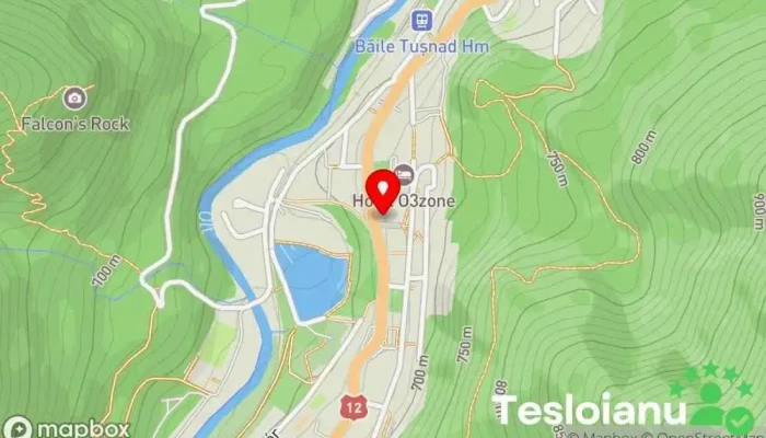 hartă a Pensiunea Ritz – Cazare Băile Tușnad Pensiune, Casă de vacanță, Hotel, Cazare în regim hotelier în Băile Tușnad