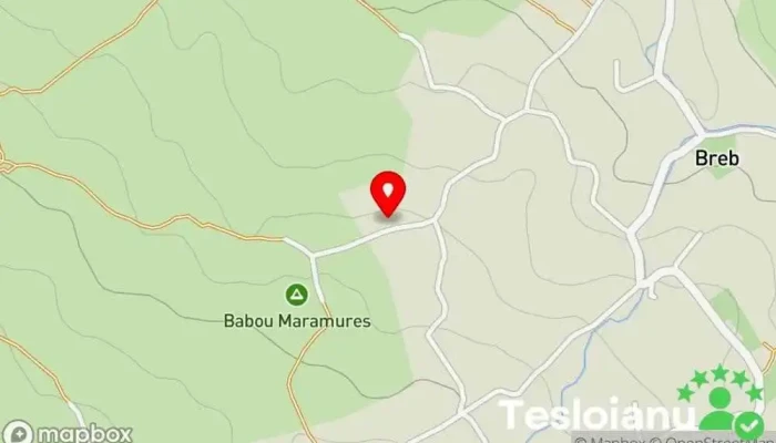 hartă a Pensiunea Sub Creasta Cocoşului Breb Hotel în Breb