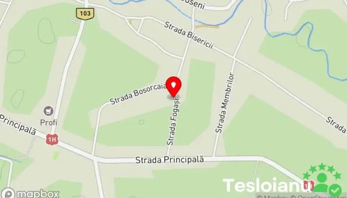 hartă a Pericei  în Pericei