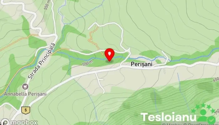 hartă a Perişani  în Perişani