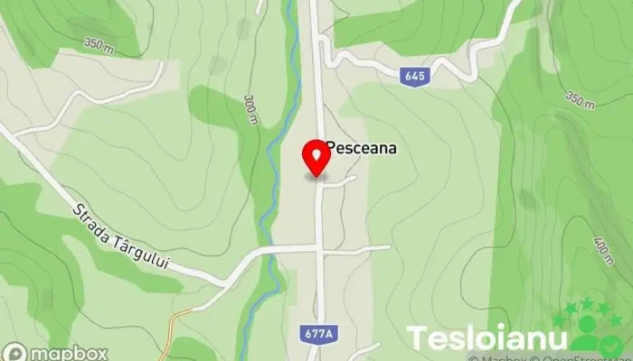 hartă a Pesceana  în Pesceana