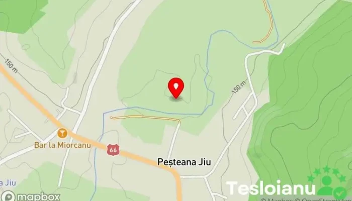 hartă a Peșteana Jiu  în Peșteana Jiu