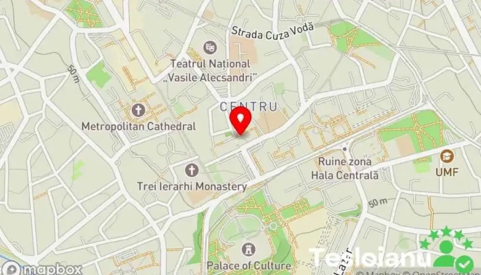 hartă a PF . GAITA ION Servicii de duplicare chei în Iași
