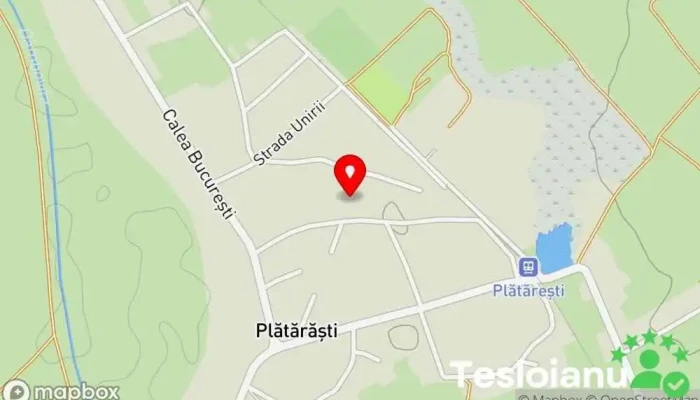 hartă a Plătărești  în Plătărești