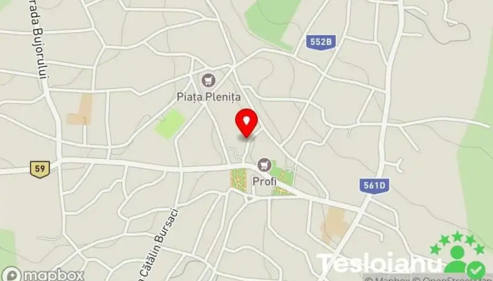 hartă a Plenița  în Plenița