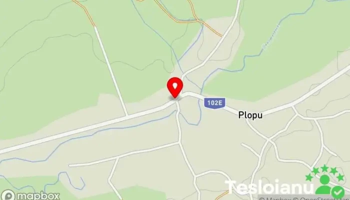 hartă a Plopu  în Plopu