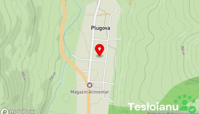 hartă a Plugova  în Plugova