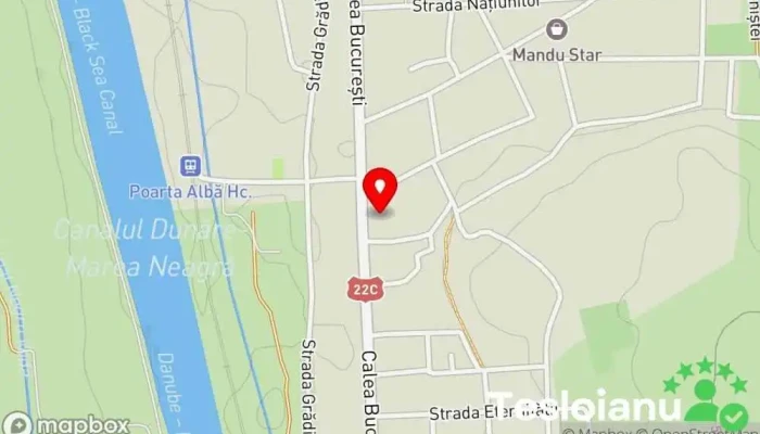 hartă a Poarta Albă  în Poarta Albă