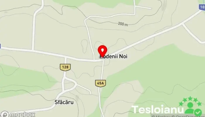 hartă a Podenii Noi  în Podenii Noi