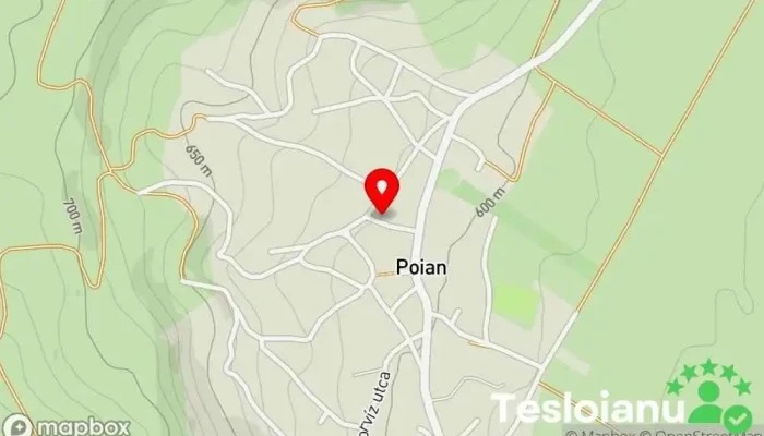 hartă a Poian  în Poian