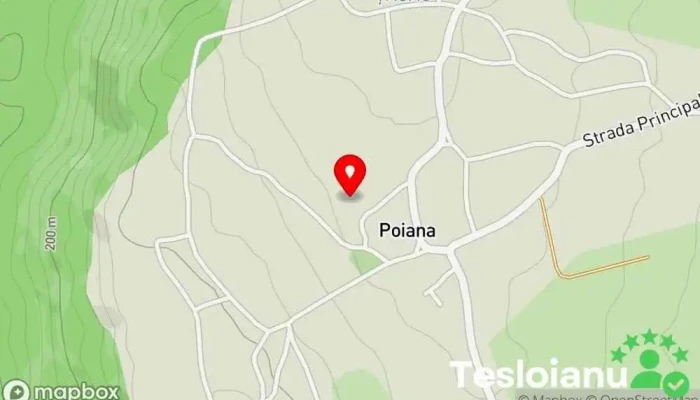 hartă a Poiana  în Poiana