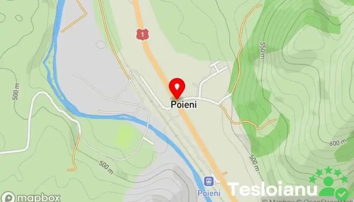 hartă a Poieni  în Poieni