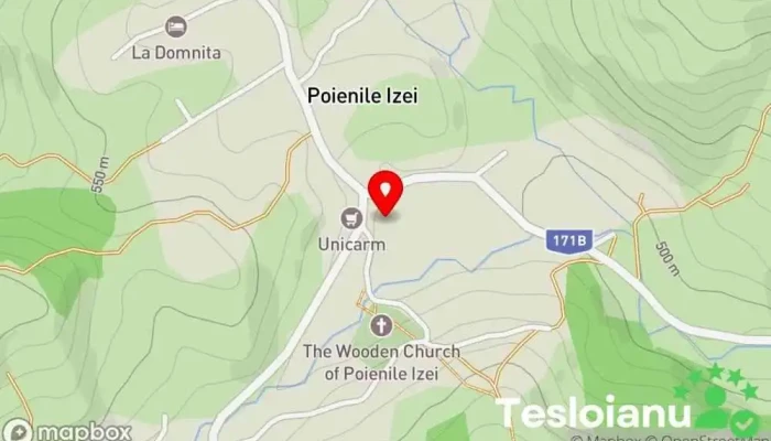 hartă a Poienile Izei  în Poienile Izei