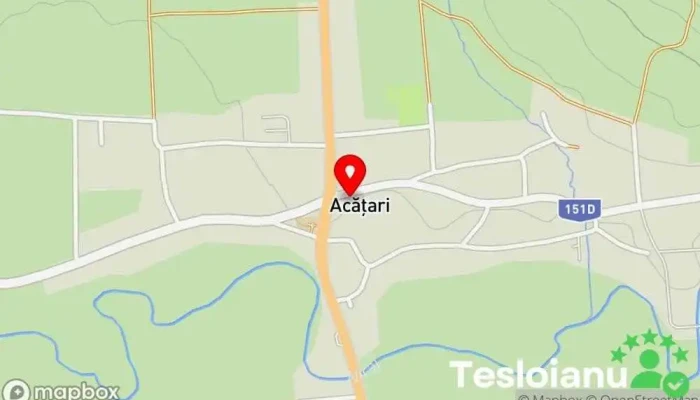 hartă a Poliția Acățari Poliția statală în Acățari