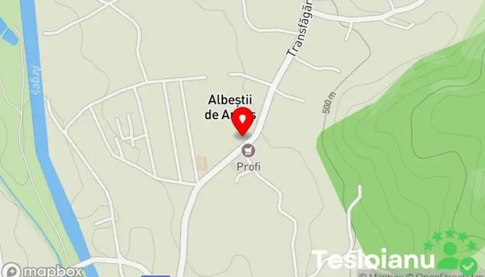 hartă a POLIŢIA ALBEŞTII DE ARGEŞ Secție de poliție în Albeștii Pământeni
