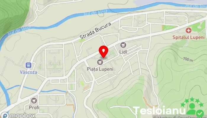 hartă a POLIŢIA LUPENI Secție de poliție în Lupeni