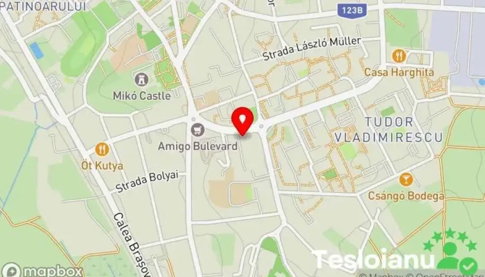 hartă a Poliția Municipală Miercurea Ciuc Secție de poliție în Miercurea Ciuc
