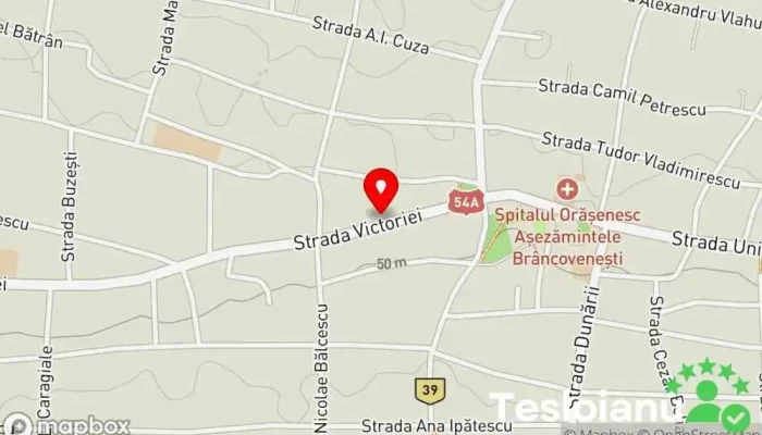 hartă a Poliția Orașului Dăbuleni Secție de poliție în Dăbuleni
