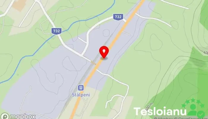 hartă a POLIŢIA STÂLPENI Departamentul de ordine și siguranță publică în Stâlpeni