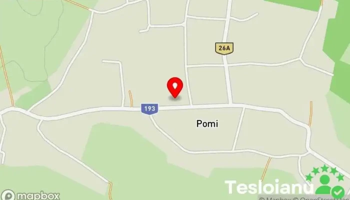 hartă a Pomi  în Pomi