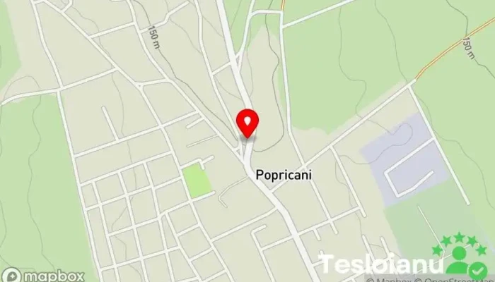 hartă a Popricani  în Popricani