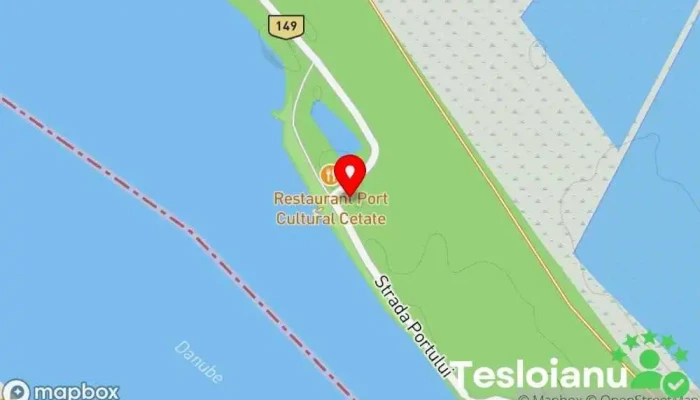 hartă a Portul Cultural al com. Cetate Centru cultural, Atracție turistică în Cetate