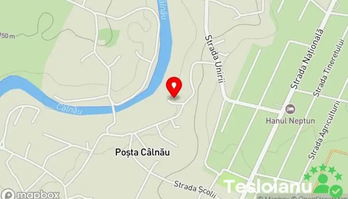 hartă a Poșta Câlnău  în Poșta Câlnău